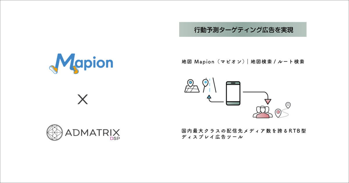 フルスピード子会社のクライド、「マピオンDMP」初の連携先に「ADMATRIX DSP」