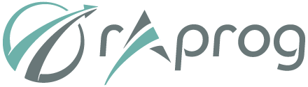 「rAprog」ロゴ
