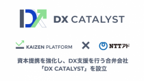 Kaizen PlatformとNTTアド、企業のDX支援を事業とする合弁会社「DX Catalyst」を設立