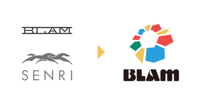 BLAM、Senriの吸収合併と合わせてロゴを含む新コーポレートアイデンティティを発表