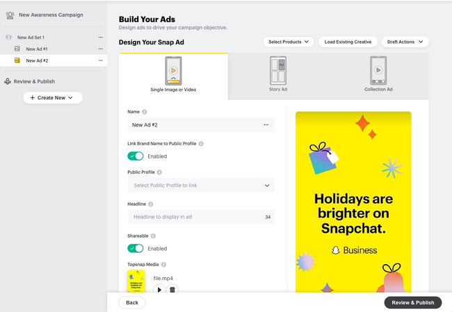 「Snapchat」のSnap、新広告商品「マルチフォーマット配信」を提供開始