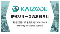 JX通信社、ソーシャルリスニング型マーケティングリサーチサービス「KAIZODE」リリース