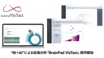 ブレインパッド、拡張分析ツール「BrainPad VizTact」提供終了