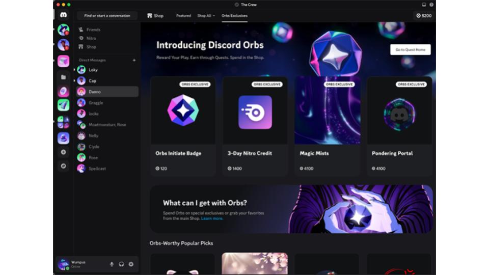 Discord、報酬型広告フォーマットで得られるバーチャル報酬「Orbs」を正式ローンチ