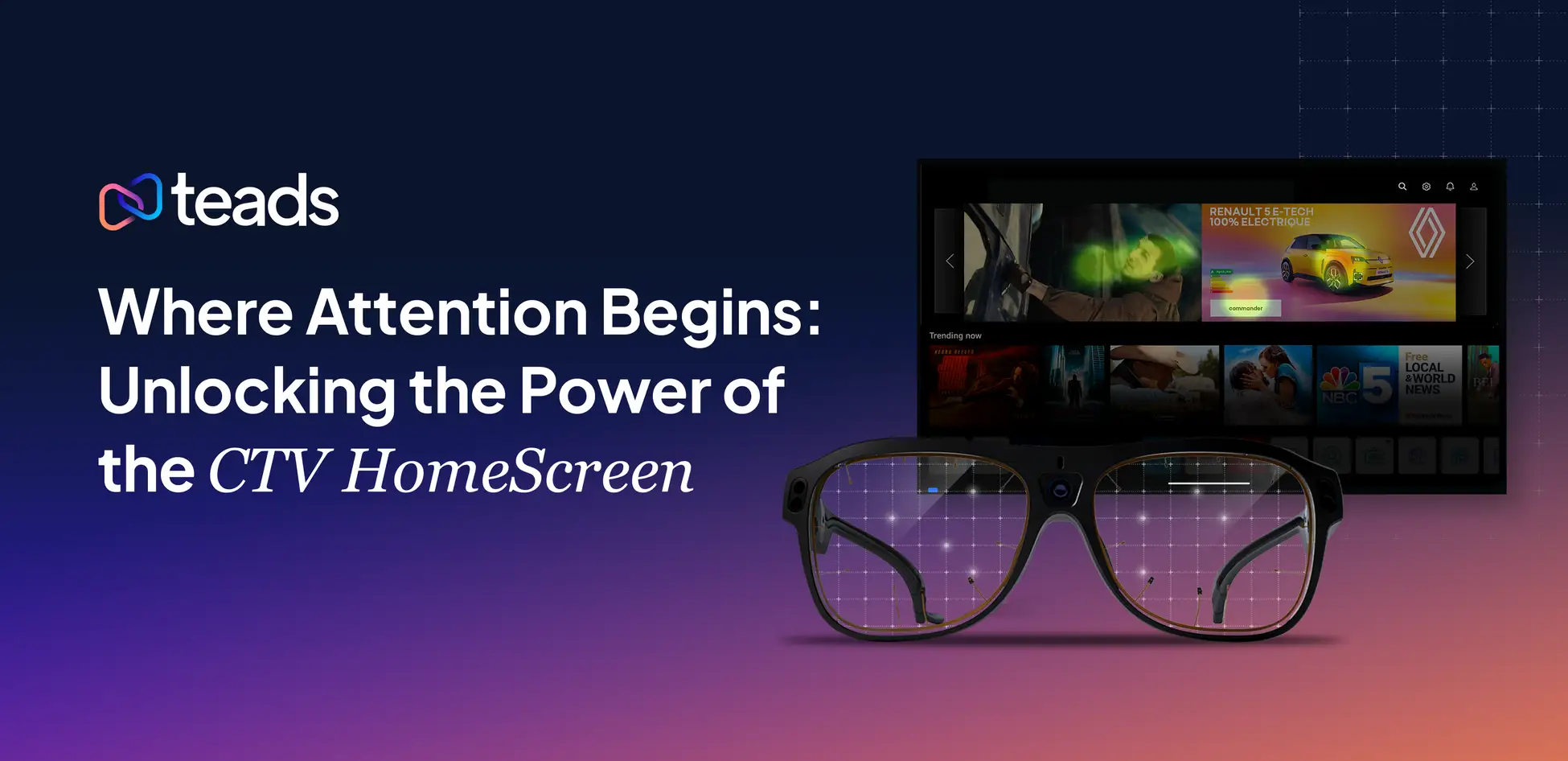 Teads、CTVホームスクリーン調査の結果を発表