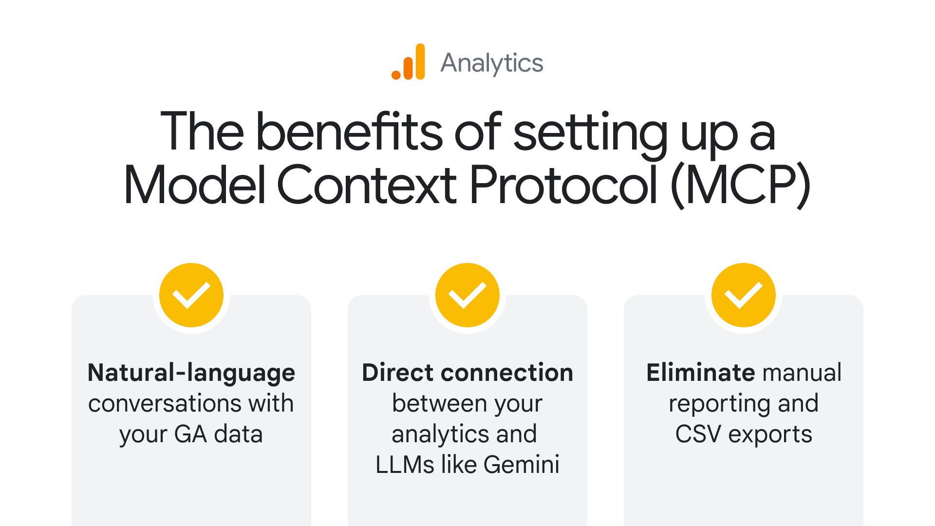 Google Analytics、データをGeminiのようなLLMに直接接続可能に